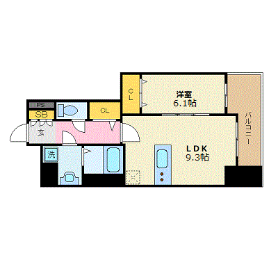 マンスリーリブマックス広島八丁堀南プレサンス★『1LDK・床暖』【Wi-Fi無料・50型ＴＶ・シモンズベッド導入】≪ラグジュアリーシリーズ≫