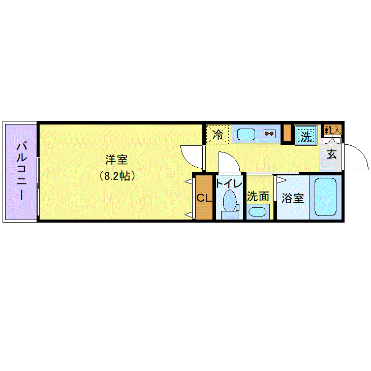 マンスリーリブマックス小田急線黒川エトワール■『禁煙ルーム・25平米』【独立洗面・浴室乾燥付】≪エクセレントシリーズ≫