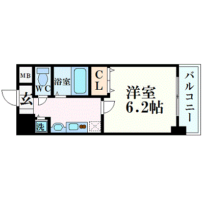 マンスリーリブマックス京都河原町サイカ■【NET対応・浴室乾燥機・独立洗面台】≪エクセレントシリーズ≫