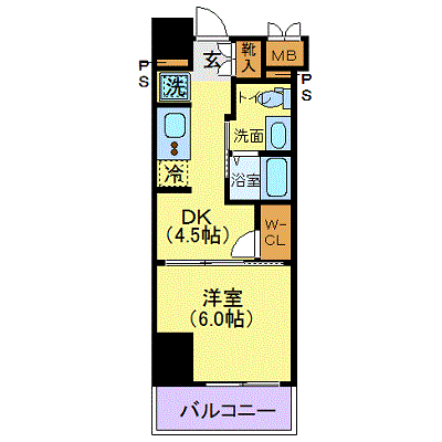 マンスリーリブマックス虎ノ門・神谷町■『1DK』【独立洗面・浴室乾燥付】≪プレミアムシリーズ≫