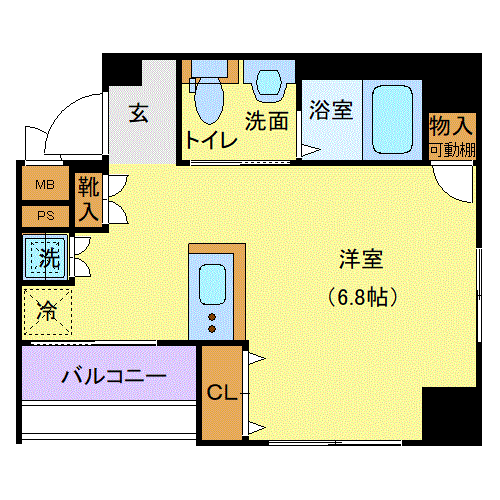 マンスリーリブマックス水天宮前・日本橋箱崎グランド☆『25平米・駅3分』【Wi-Fi無制限・独立洗面・浴室乾燥付】≪エクセレントシリーズ≫