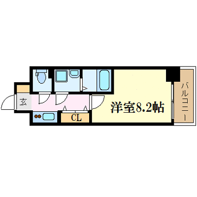 マンスリーリブマックス京都御池二条城前■【セパレート・洗浄機能付き便座・独立洗面台】≪スタンダードシリーズ≫