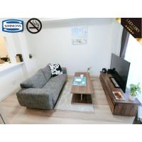 烏丸五条KANADE■『禁煙・1LDK』【50型TV・シモンズベッド・床暖房・浴室乾燥機付】≪ラグジュアリーシリーズ≫の画像